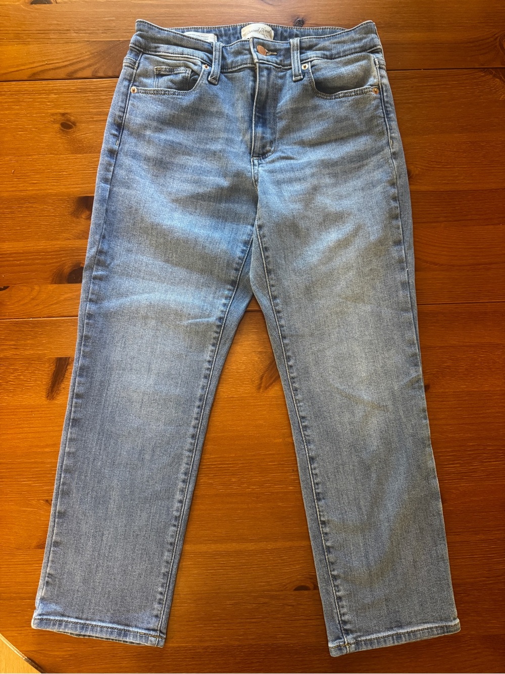 Universal Thread High Rise Slim Straight Jeans - Size 4/27S Medium Wash Womens